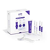 SmileDirectClub Pro Teeth Whitening Gel System with LED Light - 4 Pack Pens and Whitening Toothpaste - Professional Strength Hydrogen Peroxide - Pain Free and Enamel Safe