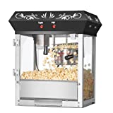 6111 Great Northern Popcorn Black Foundation Top Popcorn Popper Machine, 4 Ounce