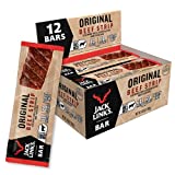 Jack Link's Beef Jerky Bars, Original - 7g of Protein and 80 Calories Per Protein Bar, Made with Premium Beef, No added MSG - Keto Friendly and Gluten Free Snacks (Pack of 12)