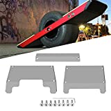 BILLFARO Rear/Front/Wear Plate only w / Screws Stainless Steel Protectiong Tank Skid Plates Guard Replacement Cover for Onewheel +XR, Thick 14 Gauge (.075") AS