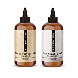 PRIDE AND GROOM - The Sensitive ONE Box Set, Bottle of Pet Shampoo and Conditioner, 32 oz.