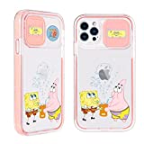Gurgitat Push Sponge Pstar for iPhone 13 Pro Max 6.7" Case TPU Cartoon Cute Design Fashion Aesthetic Unique Fun Character Funny Kawaii Cases Cover for Girls Women Ladies Kids for iPhone 13 Pro Max