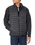 Amazon Essentials Men's Lightweight Water-Resistant Packable Puffer Vest, Black, Medium