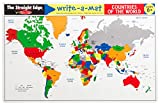 Melissa & Doug Countries of The World Write A Mat, 1 EA