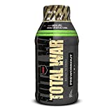 Redcon1 - Total War RTD - Ready to Drink Liquid Preworkout - Case of 12 - Amazing Flavors, Clean Energy, Caffeine, Beta Alanine, Increased Energy, Increased Focus, Increased Stamina (Green Apple)