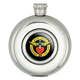 Bon Jovi You Give Love a Bad Name Round Stainless Steel 5oz Hip Drink Flask