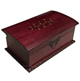 Decorative Wooden Chest Box Trick Secret Opening Puzzle Box Celtic Handcrafted Jewelry Keepsake Made in Poland