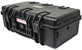 Monoprice Weatherproof Hard Case - 22 x 14 x 8 Inches - With Customizable Foam, IP67, Shockproof, Customizable Name Plate