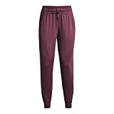 Under Armour Women's HeatGear Armour Pants , Ash Plum (554)/Black, Medium