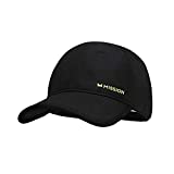 Mission Cooling Performance Hat- Men’s & Women’s Cap, UPF 50 Sun Protection, Hook & Loop Close, Evaporative Cool Technology, Cools Instantly When Wet, Great for Golf, Running, Baseball- Black