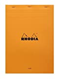 Bloc n°18 Rhodia orange A4 80 F ligné + marge - 18600C