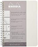 Rhodia Meeting Paper Book 80g Paper - Lined 80 sheets - 6 1/2 x 8 1/4 - White Cover