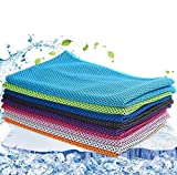 9 Pack Workout Towels for Gym,Snap Cooling Towels Fast Drying Gym Sweat Towels for Neck Fitness
