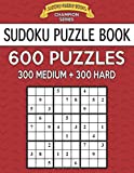 Sudoku Puzzle Book, 600 Puzzles, 300 MEDIUM and 300 HARD: Improve Your Game With This Two Level Book (Sudoku Puzzle Books Champion Series)