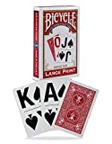 Bicycle Large Print Playing Cards (Color May Vary)