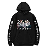 My Hero Academia Hoodies Boku No Hero Academia 2D Pullover Sweatshirt Anime Cosplay (Medium, Color 6)
