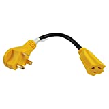 Leisure Cords 30 Amp Male to 15 Amp Female Dogbone Adapter RV Electrical Converter Cord Cable (30A Male - 15A Female)