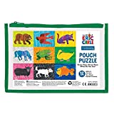Mudpuppy World of Eric Carle Brown Bear, Brown Bear What Do You See? Pouch Puzzle, 12 Pieces, 14” x 11” – Great for Kids Age 2-4 – Perfect for Travel – Packaged in Secure, Reusable Pouch