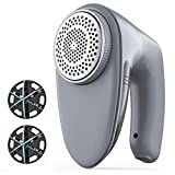 Bymore Fabric Shaver, Sweater Shaver for Clothes,2021 Upgraded Electric Lint Remover with 6-Leaf Blades (Efficient Work with Anti-Size 65mm Mesh& 2 Blades Extra)