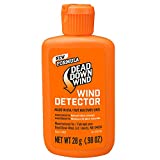 Dead Down Wind Hunting Wind Detector | Odorless Wind Direction Indicator, Longer Range Visibility, Detects Subtle Breezes, No Clumping, Mess Free Formula | Secure Squeeze Bottle | .98 Oz