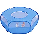 FPLX Small Animals Cage Tent, Pet Playpen for Hamster Rabbits Bunny Kitten Guinea Pig