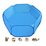 Small Animal Playpen Portable Pet Play Pens Indoor Outdoor Temporary Playground Run Playpen for Guinea Pig, Rabbits, Hamster, Chinchillas, Hedgehogs