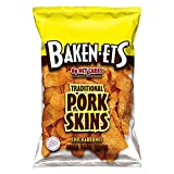 Baken-ets Traditional Fried Pork Skins (Chicharrones), 3 oz Bag