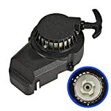 Black Aluminum Pull Starter Recoil Starter for 2 Stroke Engine 47cc 49cc Pocket Bike Mini ATV Dirt Bike