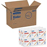 WypAll General Clean L30 Heavy Duty Cleaning Towels (05812), Strong and Soft Wipes, White, 12 Packs / Case, 90 Towels / Pack