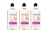 Bath & Body Works Aromatherapy Sensual Black Currant Vanilla Foam Bath & Body Wash 10oz Bottles (3 pack)