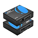 OREI HDMI Splitter 1 in 2 Out - 1x2 HDMI Display Duplicate/Mirror - Powered Splitter Full HD 1080P, 4K @ 30Hz (One Input To Two Outputs) - USB Cable Included - 1 Source to 2 Identical Displays