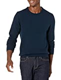 Amazon Essentials Men's Midweight Crewneck Sweater, Navy, Medium