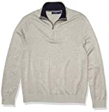Nautica Men's Quarter-Zip Sweater, Grey Heather, XX-Large