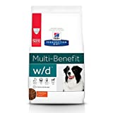 Hill's Prescription Diet w/d Multi-Benefit Digestive/Weight/Glucose/Urinary Management Chicken Flavor Dry Dog Food, Veterinary Diet, 17.6 lb bag