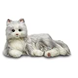 Joy for All Robotic Reclining Silver Grey Cat - for Age Related Memory Loss & Caregivers