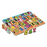 Melissa & Doug Jumbo ABC Wooden Chunky Puzzle (26 pcs)