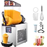 VEVOR Slushy Machine, 12L Single-Bowl Frozen Drink Machine, 500W Stainless Steel Margarita Machine, 3.2 Gallons 50 CUPS Margarita Maker for Cocktail Supermarkets Restaurants Commercial Use