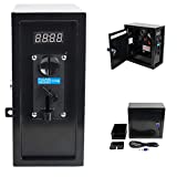 Zinnor Coin Operated Timer Control Box 2 in 1 Coin Timer Control Box Power Supply Box 110V Coin Selector Acceptor Programmable Control Coin Timer, USA Shipping