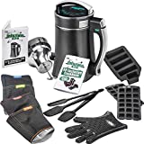 STX Infuzium 420 Butter-Oil-Tincture Infuser Maker Machine Premium Pack  2 to 10 Sticks Butter  4 Filters, 3 Spatulas, Silicone Glove, Butter Mold, 2 Gummy Molds Plus our Infuzium 48 Page Cookbook