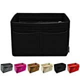 Purse Organizer Insert, Handbag & Tote Organizer, Bag in Bag, Perfect for Speedy Neverfull and More (X-Large, Black)