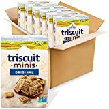 Triscuit Mini Original Crackers, Non-GMO, 8 Ounce, Pack of 6
