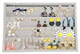 TAPBULL Velvet Stackable Jewelry Tray Display Jewelry Bracelet Organizer Storage Showcase Tray for Drawer (Earrings)