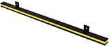 Master Magnetics 24” Heavy-Duty Magnetic Tool Holder, Easy-Install, 20-lb per inch Pull Force, Black Powder Coat with Yellow Stripe (AM1PLC)