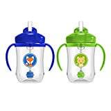 Dr. Brown's Baby's First Sippy Cup with Straw - Blue/Green - 9oz - 2pk - 6m+