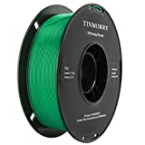 PLA 3D Printer Filament, TINMORRY PLA Filament 1.75 mm, 3D Printing Filament with Dimensional Accuracy +/- 0.02 mm, 1 kg Spool, Pure Green