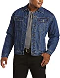 Wrangler Men's Rugged Wear Flannel Lined Jacket, Antique Navy, X-Large