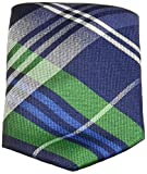 Wembley Men's Caen Plaid Tie,Green,One Size