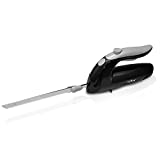 Upgraded Premium NutriChef Electric Knife - 8.9" Carving Knife, Serrated Blades, Lightweight, Ergonomic Design Easy Grip, Easy Blade Removal, Great For Thanksgiving, Meat & Cheese, Black -