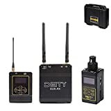 Deity Connect Wireless Lavalier Microphones- 2.4 GHz Dual-Channel Receiver + Two Transmitters,OLED Daylight Display Screens,Encrypted 24-Bit / 48 kHz Transmission