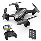 Holy Stone HS340 Mini FPV Drones with Camera for Kids 8-12 RC Quadcopter for Adults Beginners with One Key Take Off/ Landing, Gravity Sensor, Headless Mode, Waypoint Fly, Throw to Go, Indoor & Outdoor